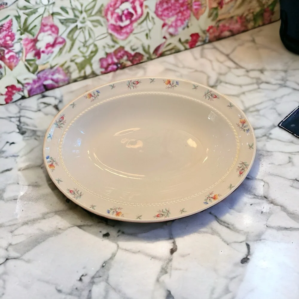 Vintage Harmony House Monticello Oval Vegetable Serving Bowl Hall China